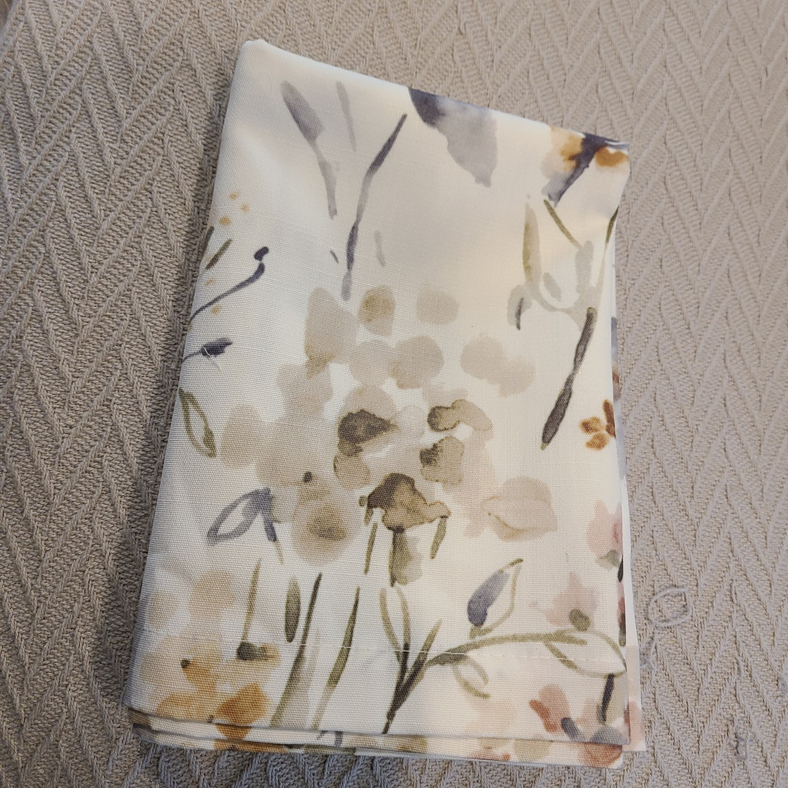 Floral Custom Valance Rod Pocket 52″x 19″ Unbranded Multicolor