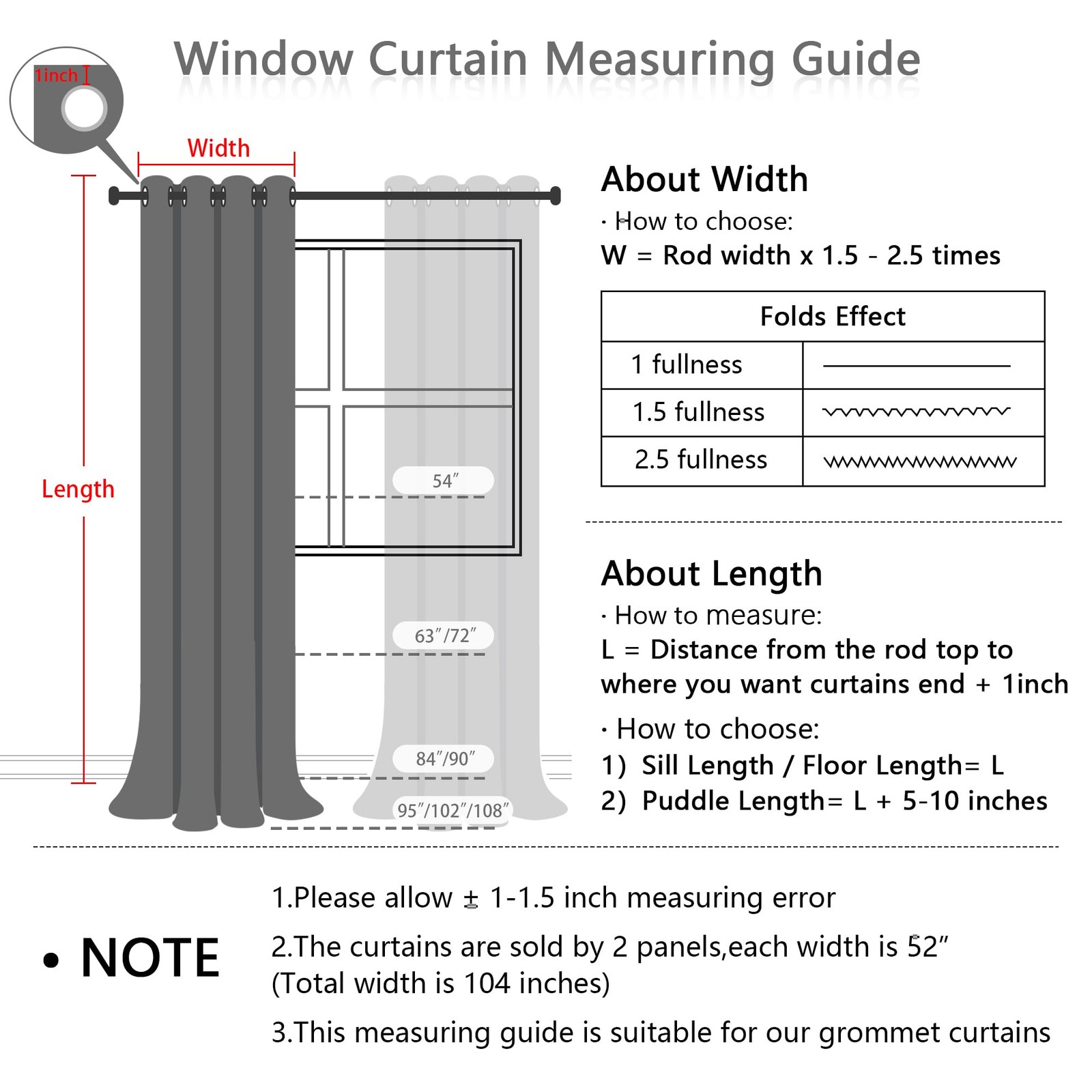 Blackout Curtains for Kids Bedroom 100% Light Block Out Thermal Insulated Cur…