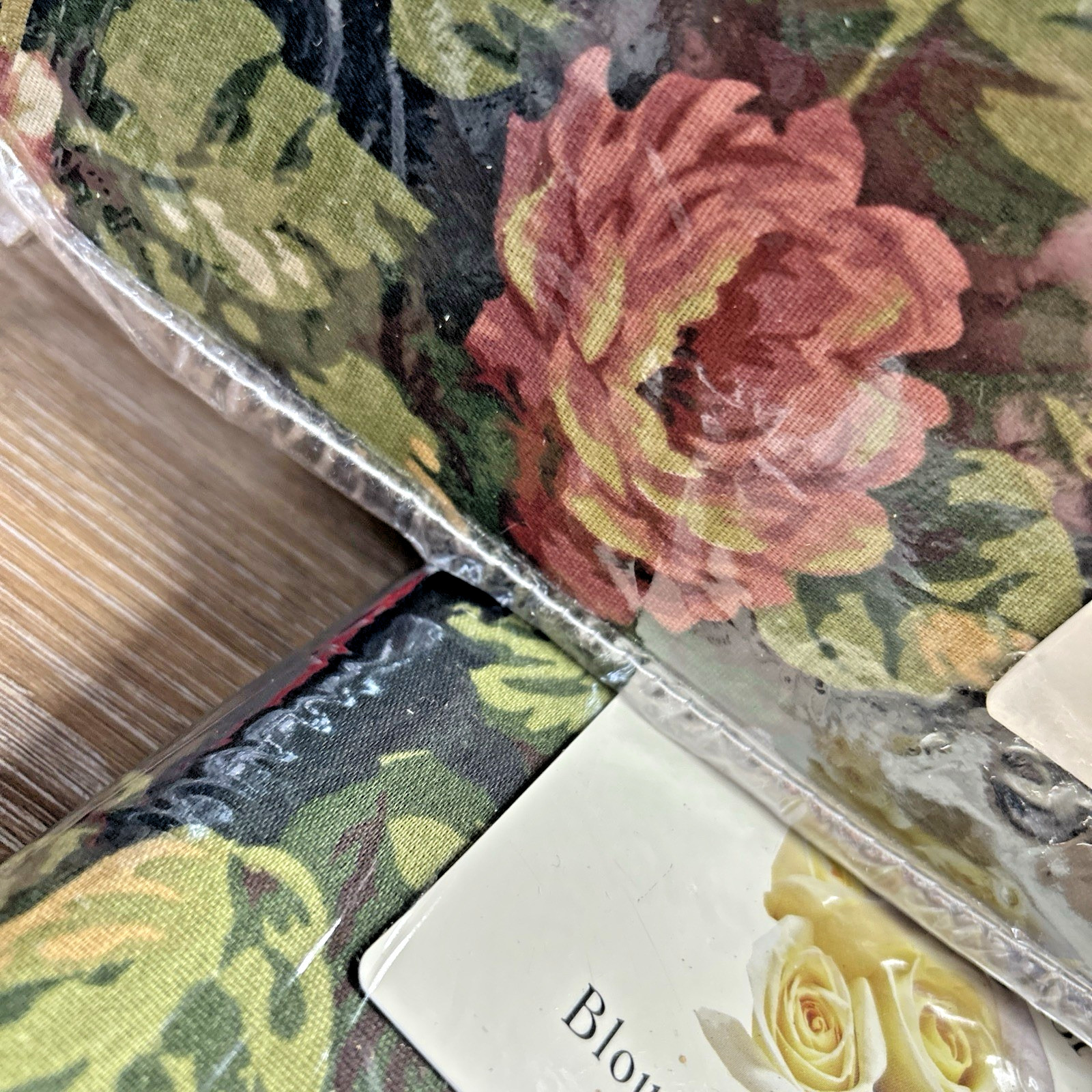 2 NOS Target Floral Blouson Window Valances 84×15” Set Vintage 2000s Made USA