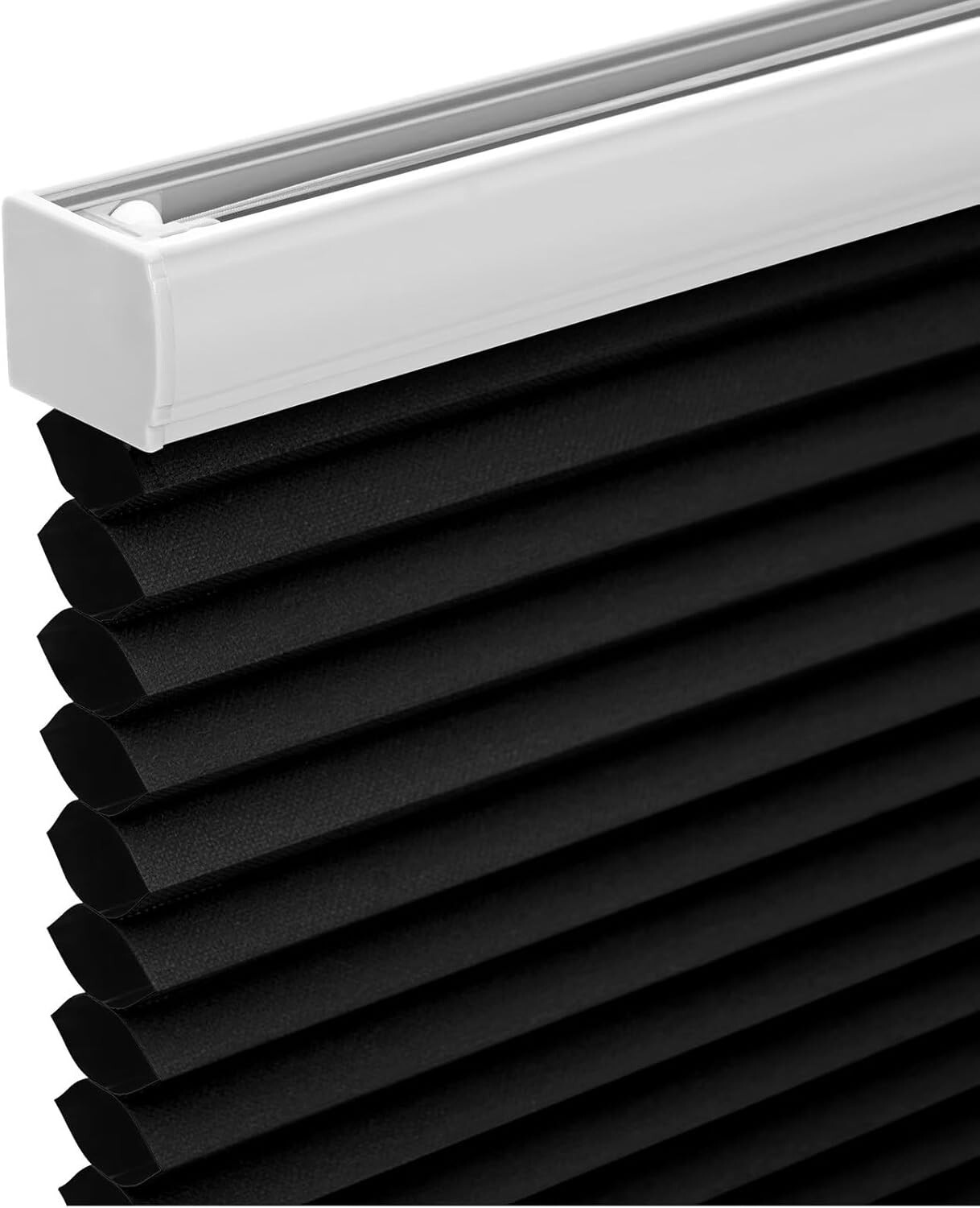 MYshade Blackout Cordless Cellular Shades Honeycomb 28″W x 48″H Black