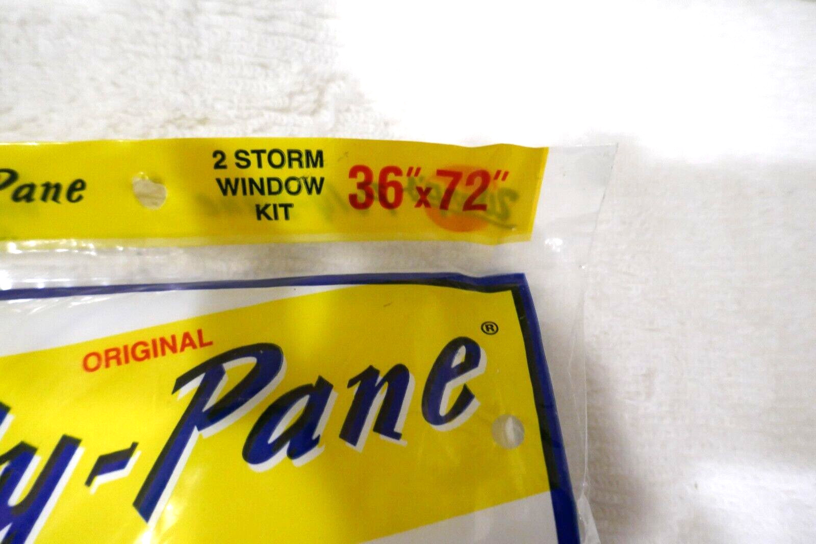 Warps 2P-24 36 X 72 Poly-Pane Storm Window Kit (Lot of 2)-cover 4 windows