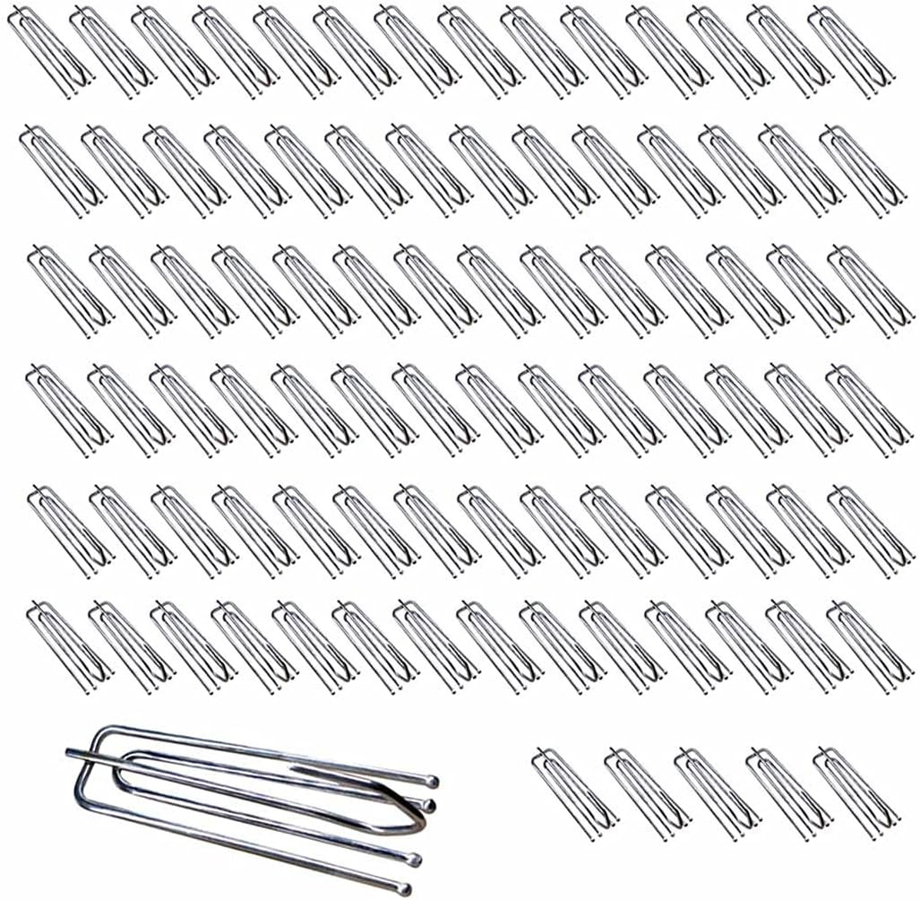 30PC Stainless Steel Curtain Pleat Hooks,Drapery Hook and Pin for Pleated Drape