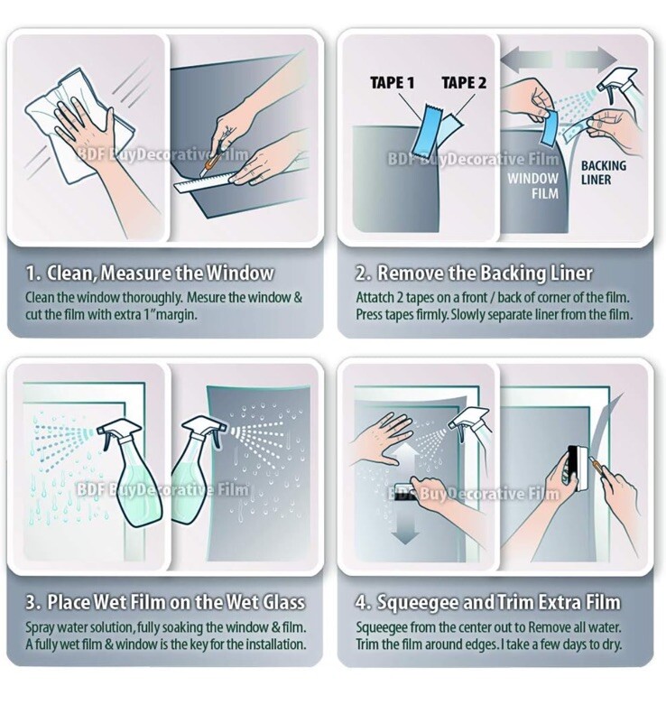BDF 4REPP Decorative Window Film Repetitive Point 36” X 7ft