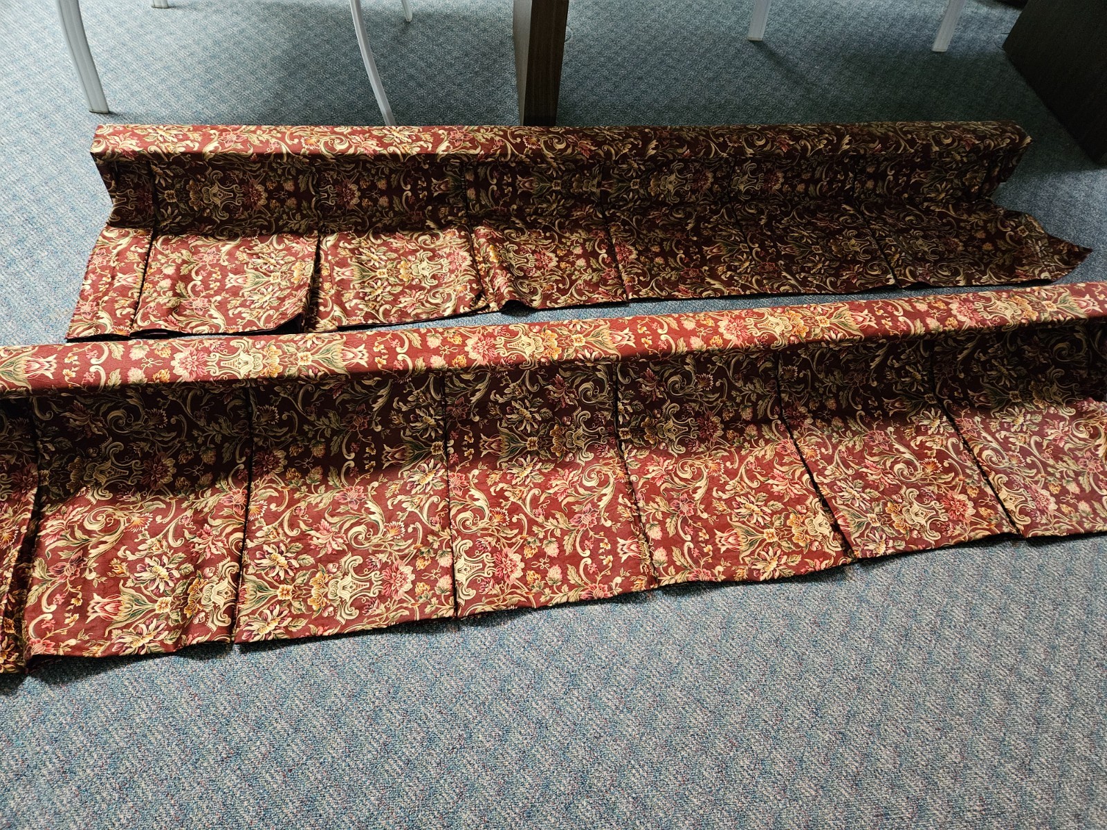 Two double wide handmade elegant cornices/ valances