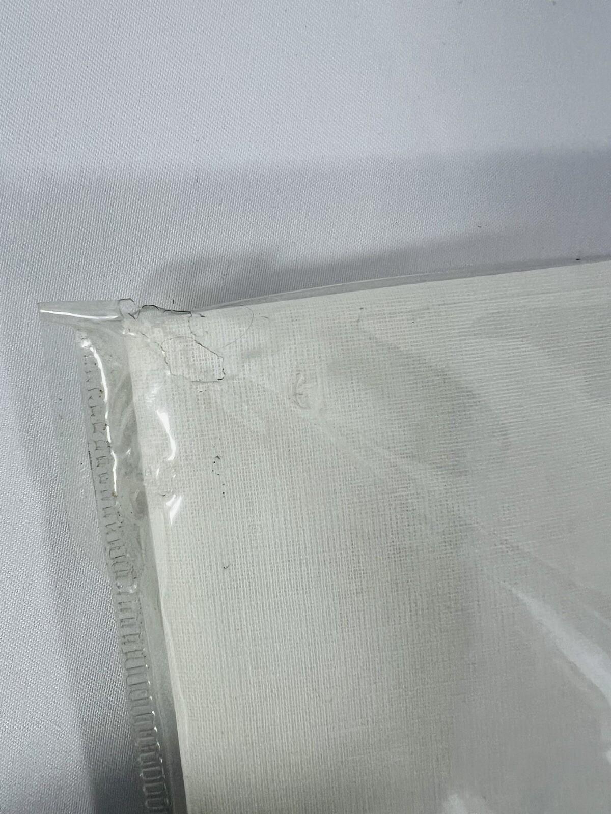 POTTERY BARN Single Solid Voile Drape Curtain Pole Pocket 44×84” New White