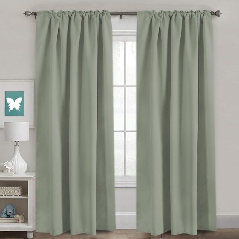 Blackout Thermal Insulated Window Panels Energy Saving Noise Reduction Decor New