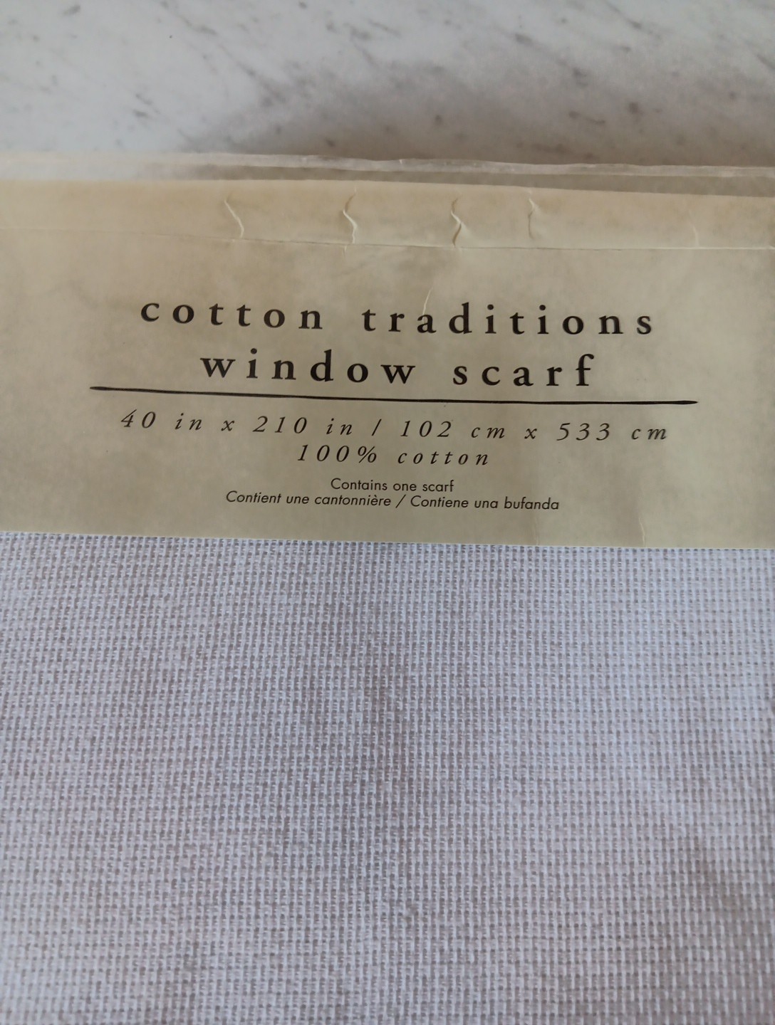 Pure White Window Sheer Scarf Curtain Wedding Drape Panel Swag Voile 40 x 210″