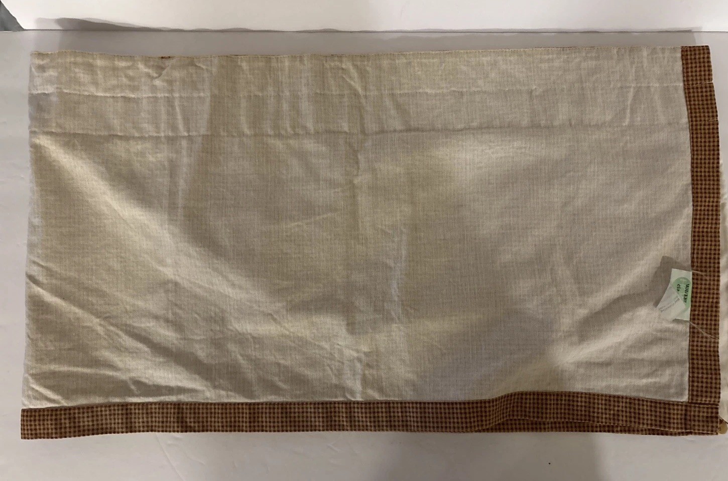 Vtg Waverly La Petite Ferme Spice Toile Valance Scalloped Tiered Rooster 51”x14”