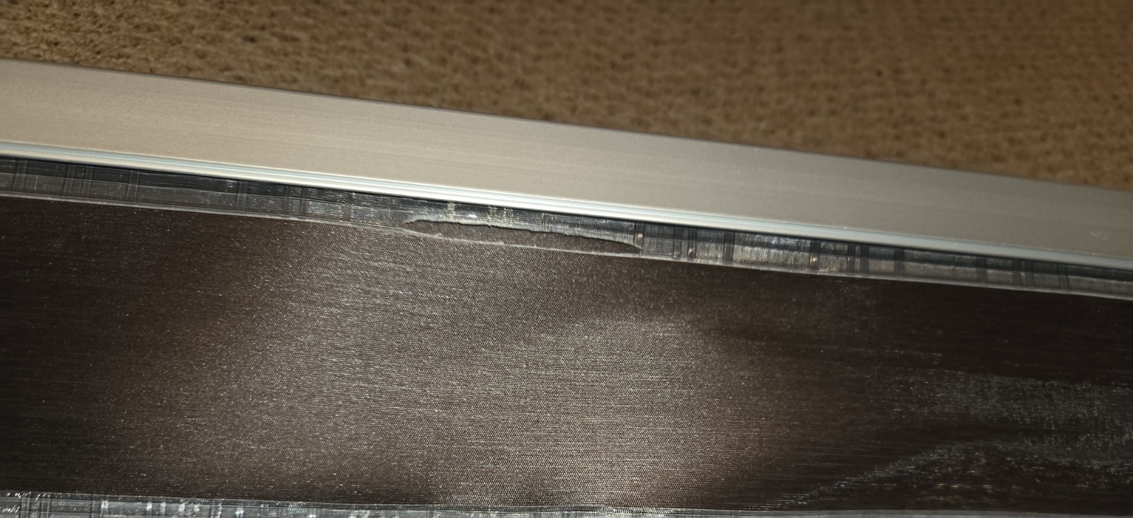 Set of 4 Bali Custom Dual Layer Zebra Shades Espresso Brown 35” x 84”