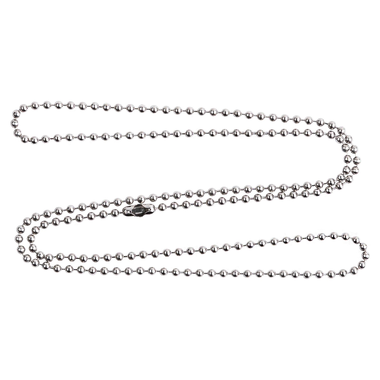 24 inches Number 3 Stainless Steel Necklace 100 Count | 2.4 mm in Diameter | …