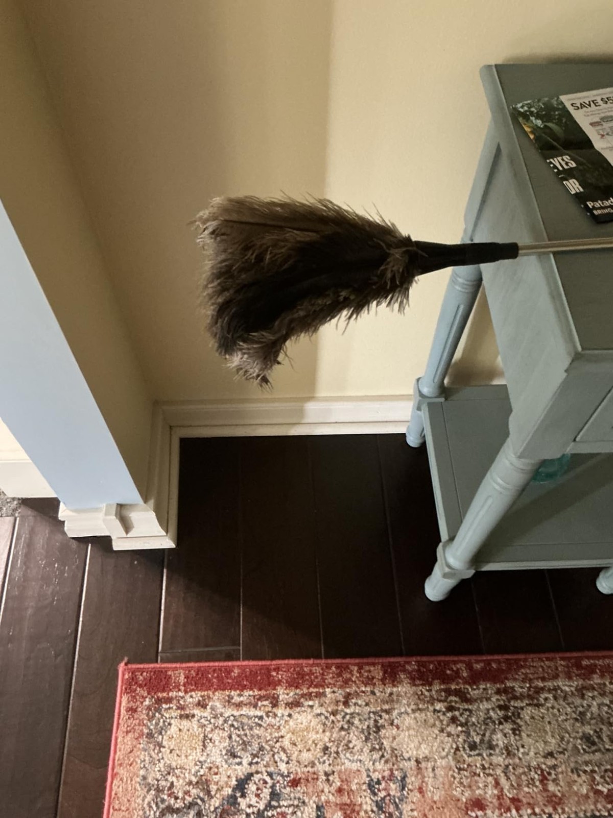 47in Extendable Feather Duster Soft Long Handle for Ceiling Fans Blinds Dust