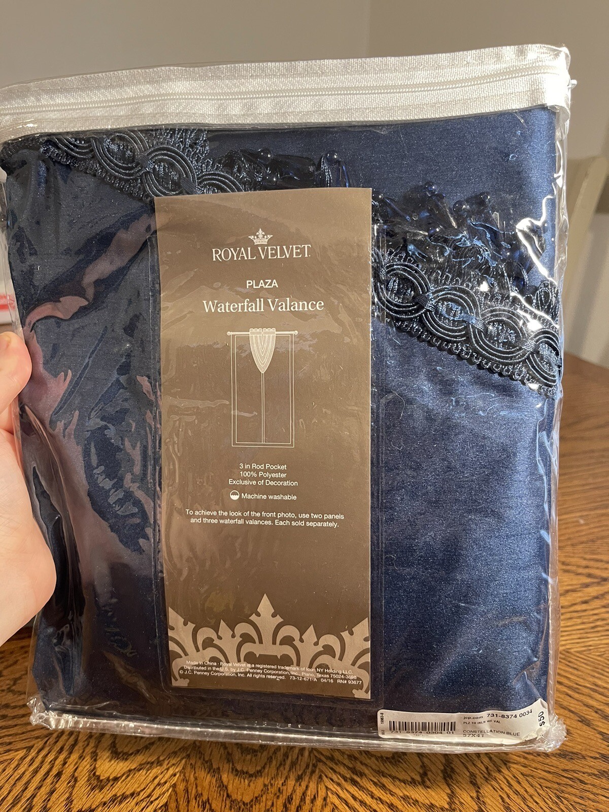 New In Package Constellation Blue Royal Velvet Plaza Waterfall Valence