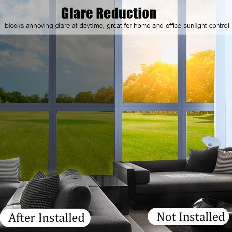 Heat Control Window Film UV Protection Anti Glare Energy Saving Privacy New