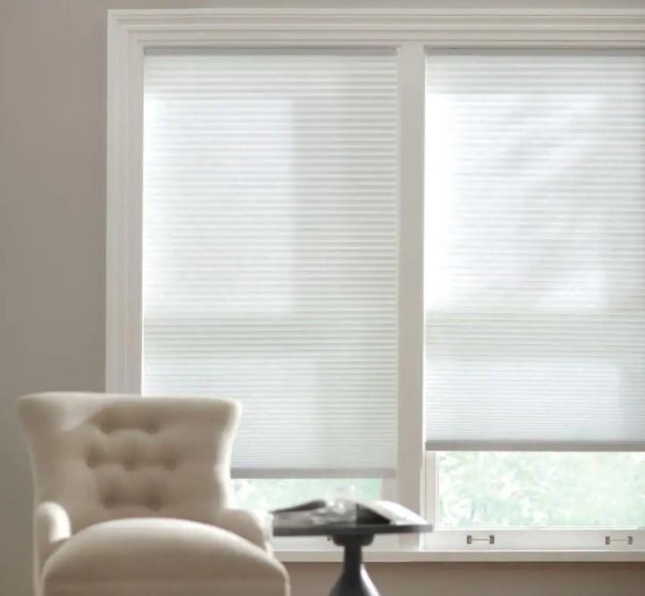 Snow Drift Cordless Light Filtering Cellular Shade – 23 in. W x 64 in. L