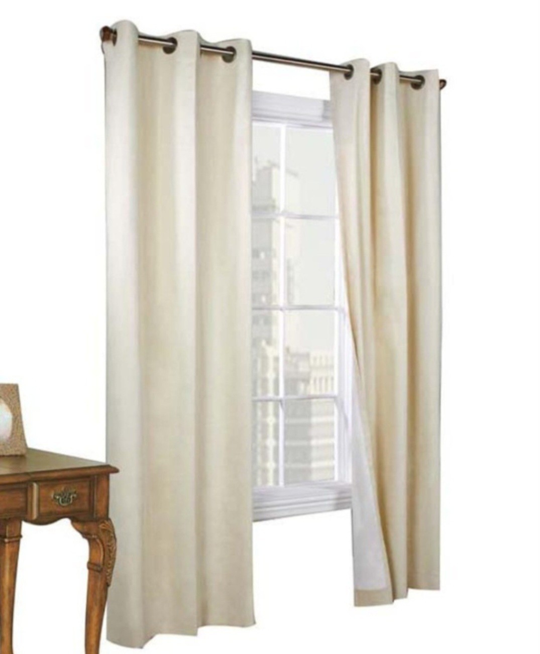 Commonwealth Thermalogic Weather Cotton Fabric Grommet Top Panel Pair 40″W x95″L