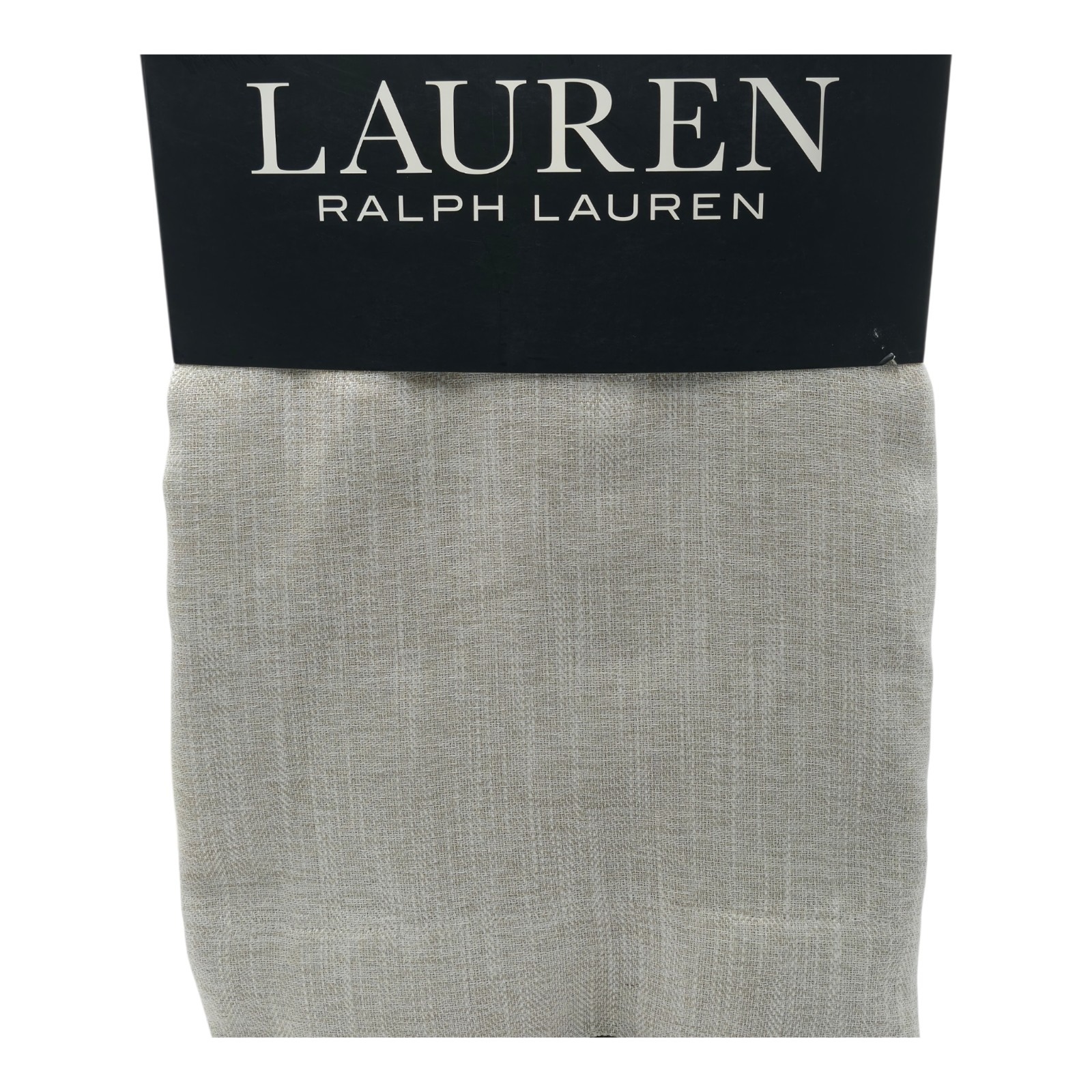 Ralph Lauren Piers Linen Blend Curtains Set Of 2 52×96 Tan Natural Drapes