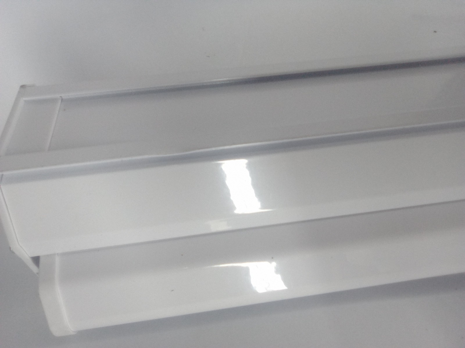 62″ x 72″ Cordless Zebra Blinds Windows Free-Stop Roller Shades White *Damaged