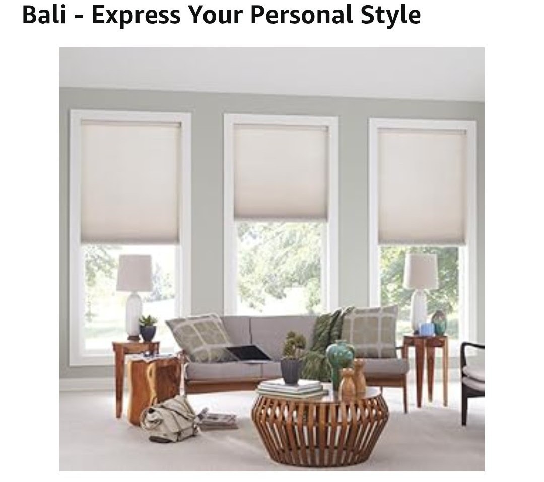 Bali Cordless Cellular Light Filtering Blinds in White, 23″ x 72″