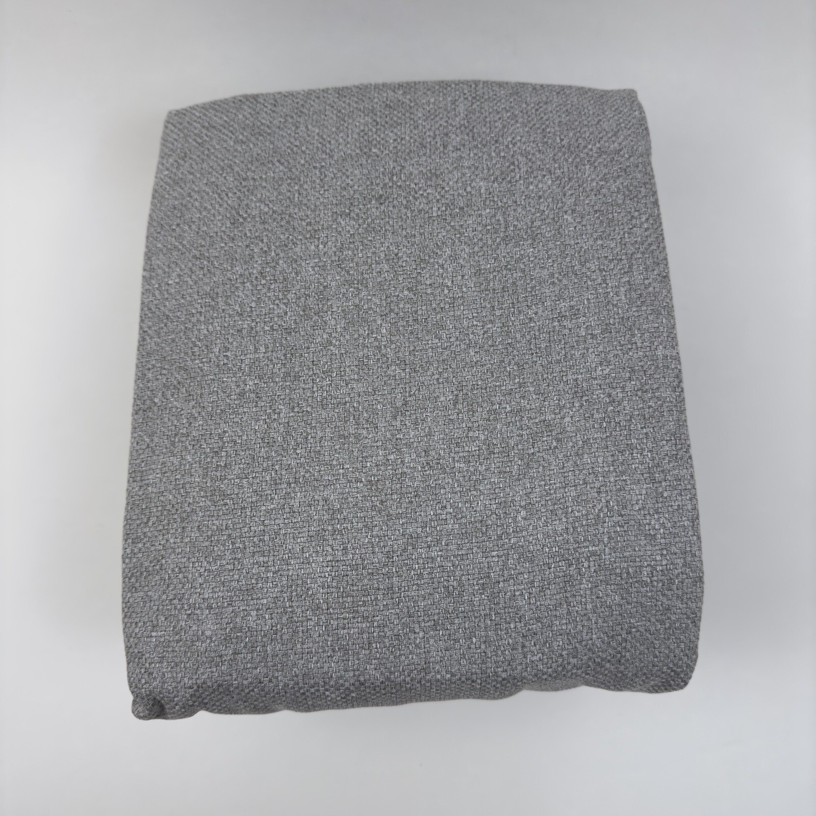 Pottery Barn Textured Chenille Curtains Set/2 Cotton Lined 50”x96” Smoke NWOT