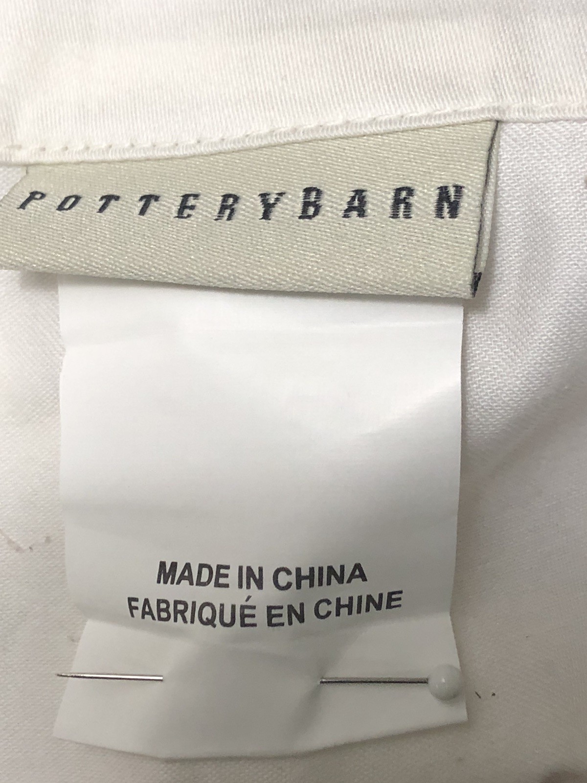 Pottery Barn Harrison Stripes Lined Curtain Panels 50×96″ 2Pc Red Tan EUC