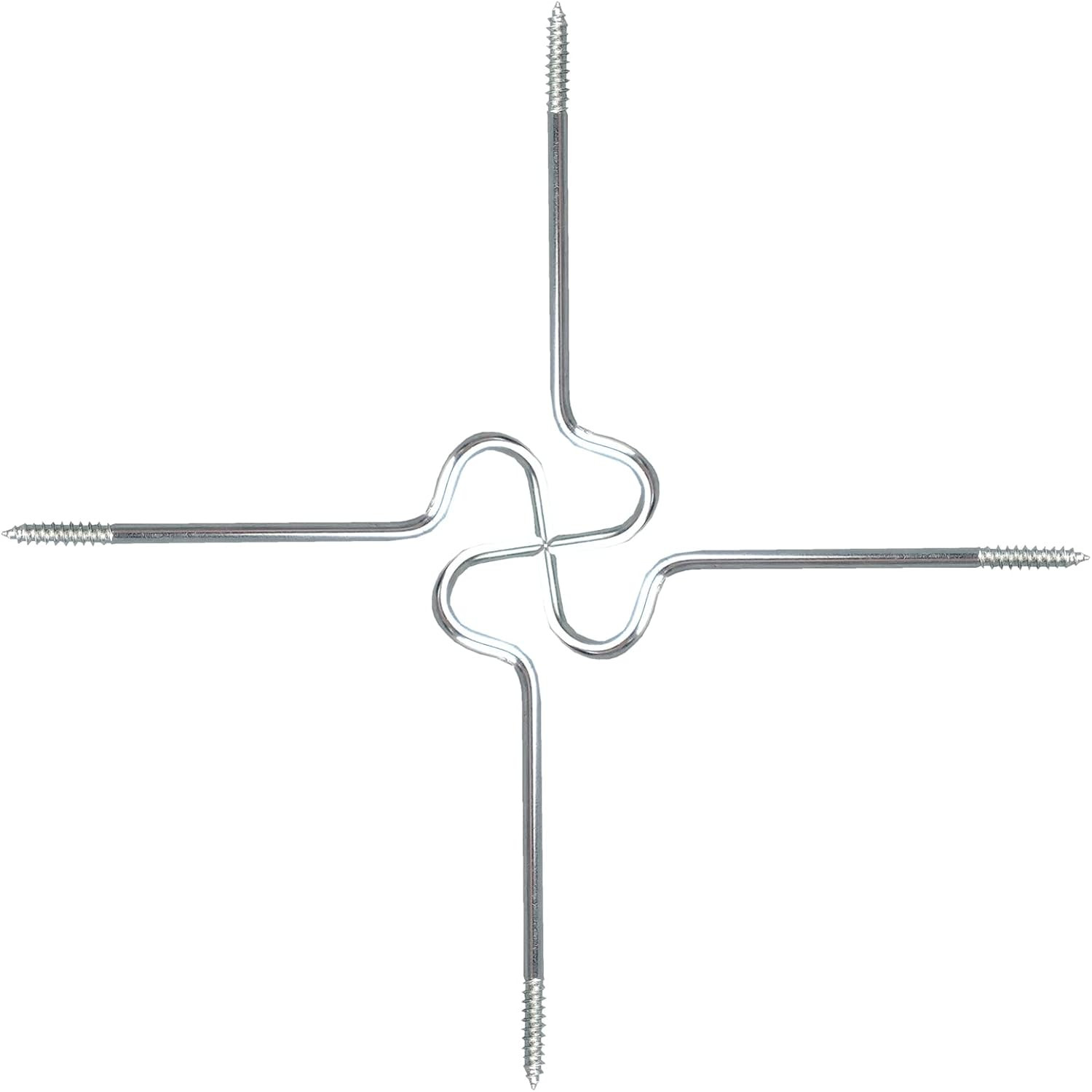 4Pcs Single Curtain Rod Support,Simple Curtain Rod Bracket without Screws,2-1/2I