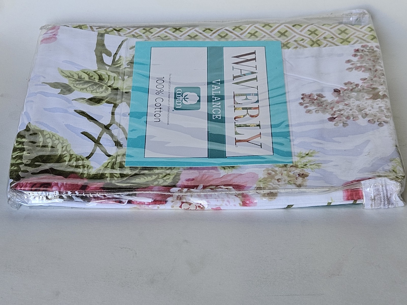 Waverly EMMA’S GARDEN Curtain Panel BLOSSOM Cottagecore Pink Rose Floral 52×84