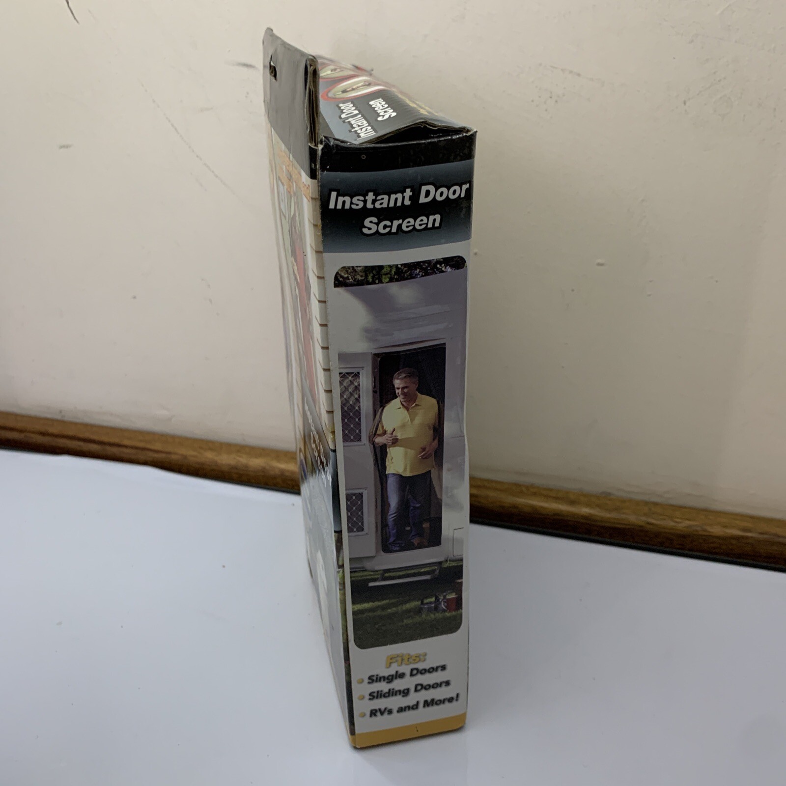 Instant Door Screen Adhesive Fly Screen 210 x 50 cm” NEW