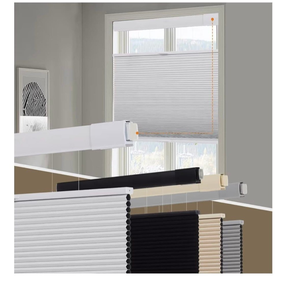 Persil No Tool/ Drill Blackout Cellular Shades Cordless Top Down Bottom Up 36×64