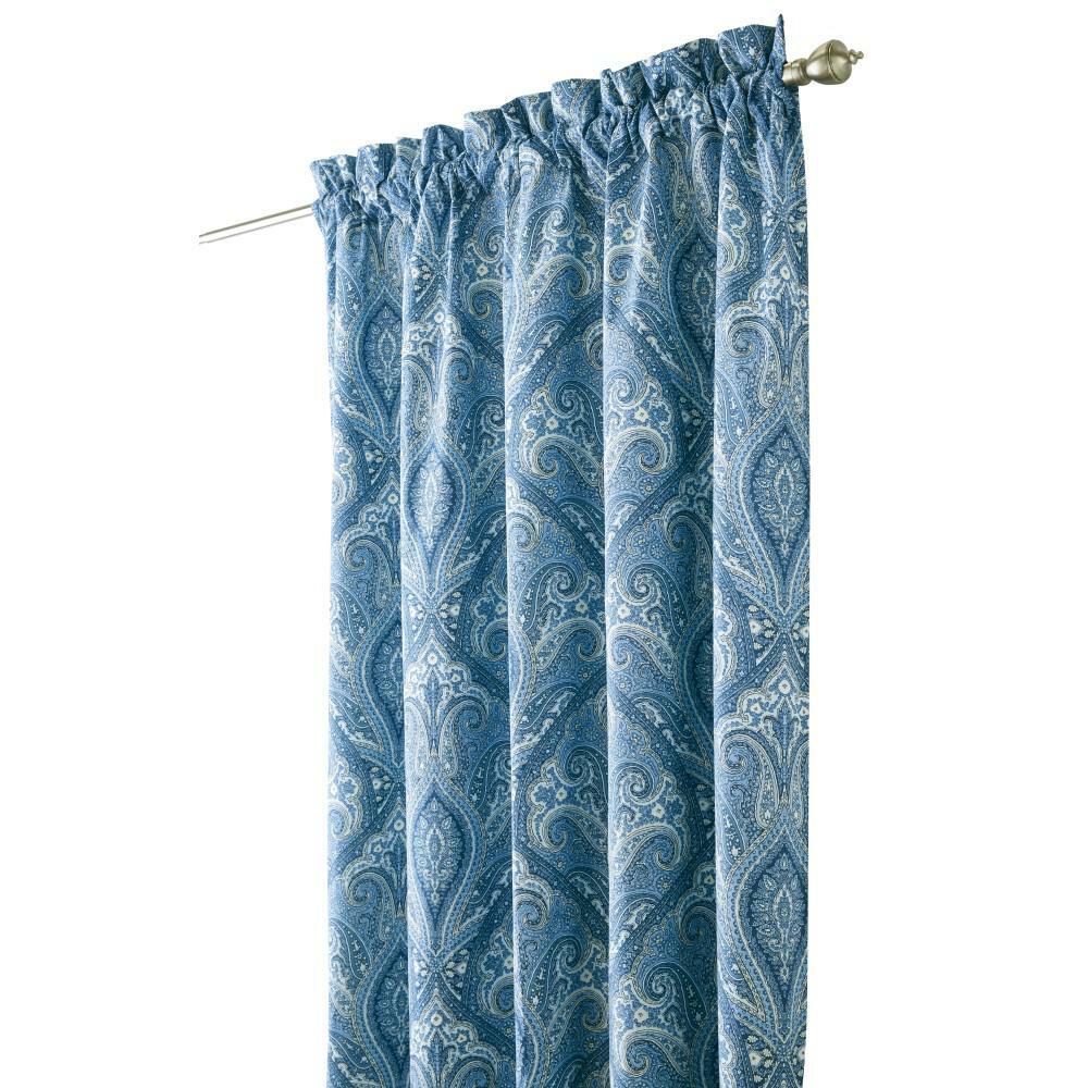 Home Decorators Collection Semi-Opaque Dandridge 84 in. L Cotton Drapery Panel