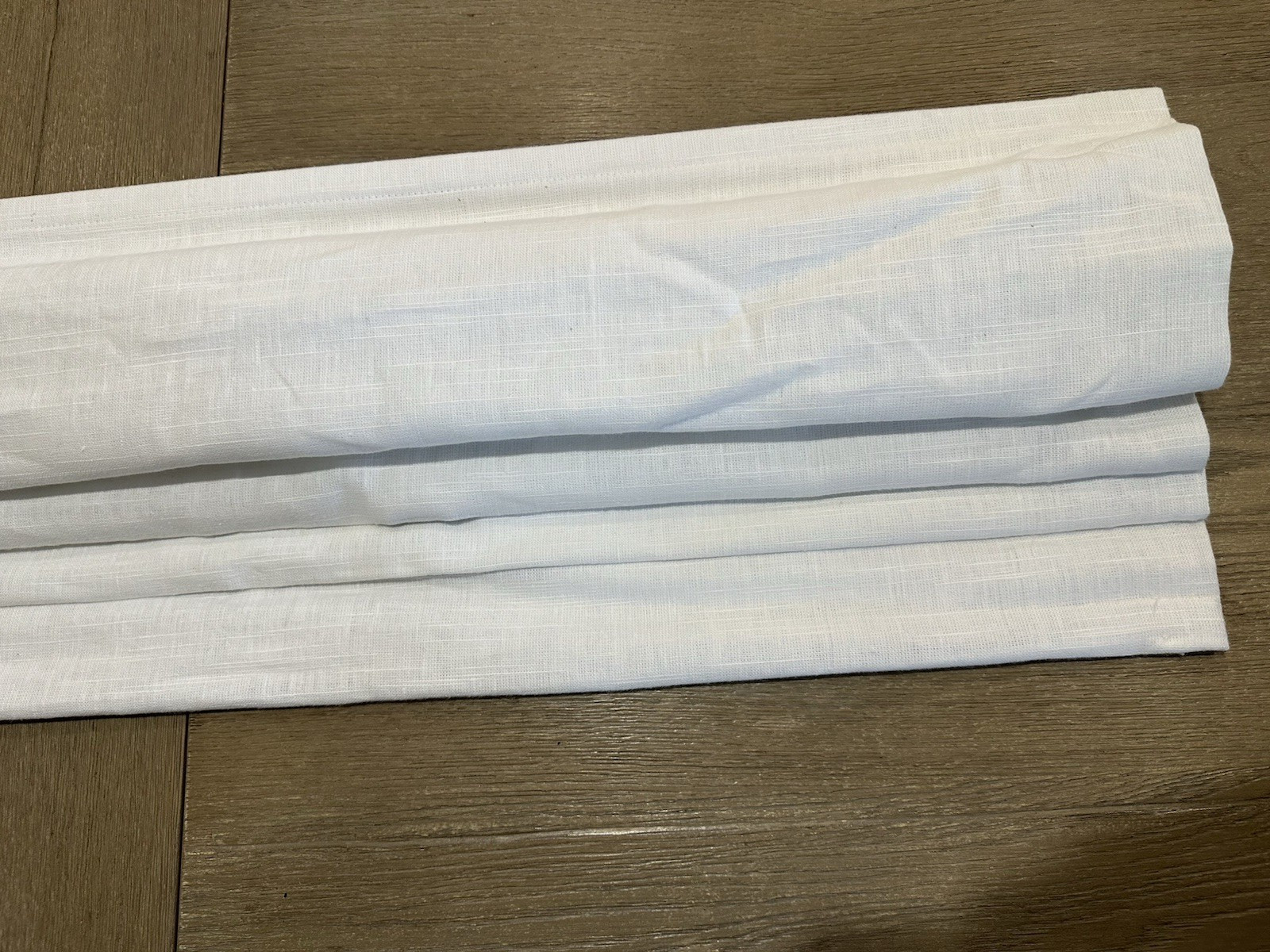 Pottery Barn Emery Roman Shade White 34×48 Replacement Hardware Blackout