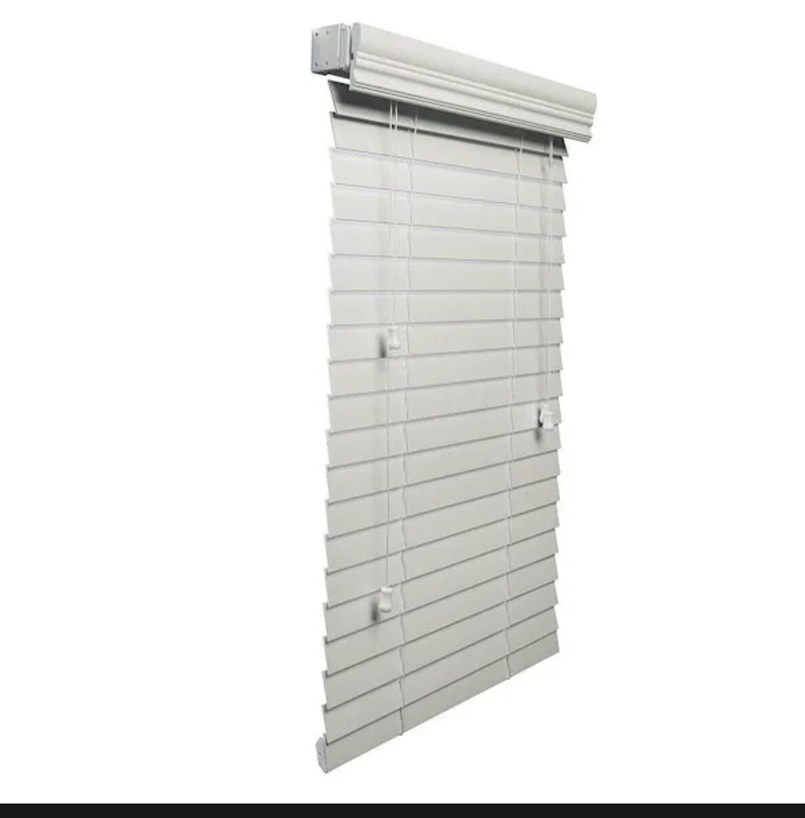 Lotus & Windoware 2-Inch Faux Wood Blind 70 by 72-Inch White 70X72 fc7072WH