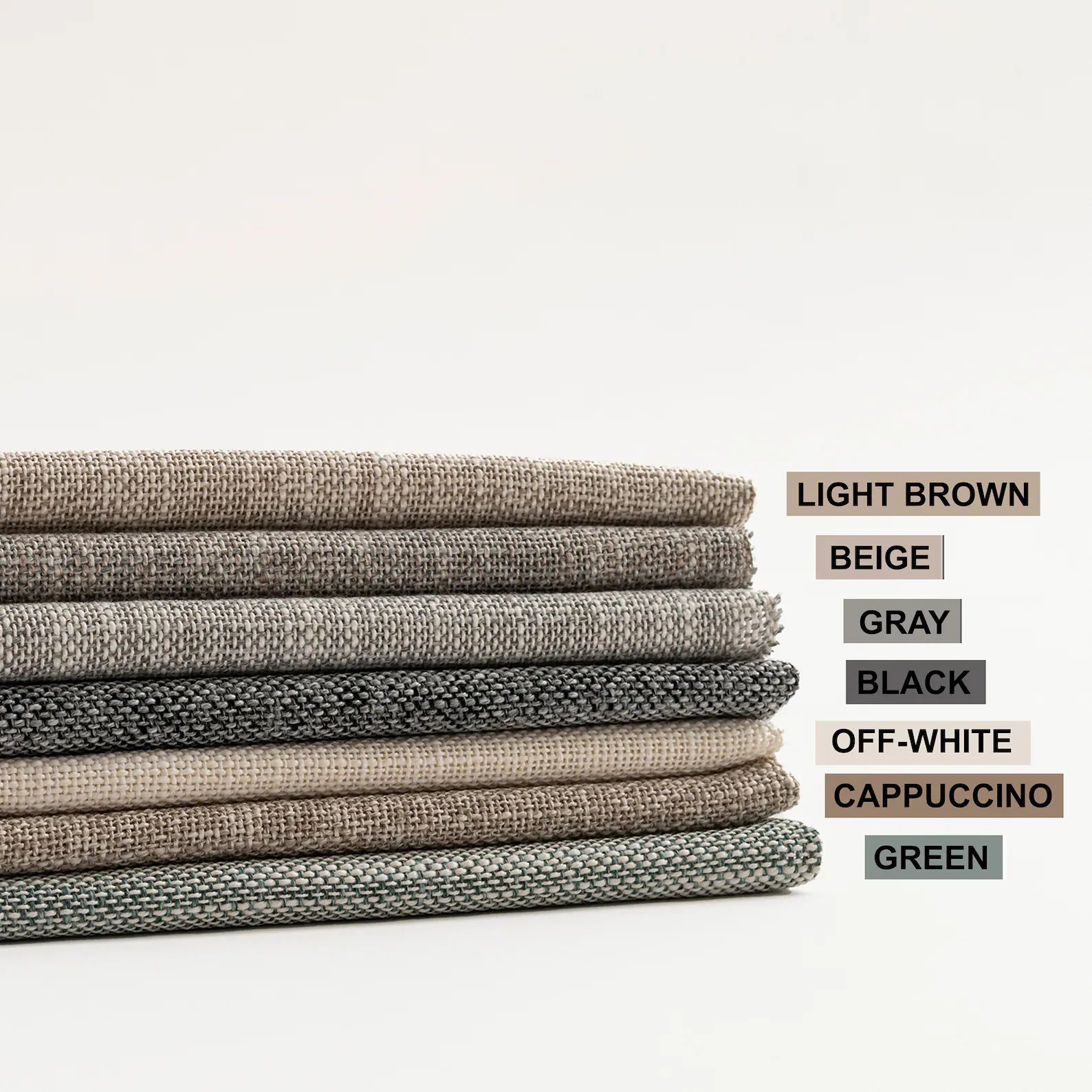 Custom Chunky Linen Look Curtains Basketweave Rustic Window Drapes Panels