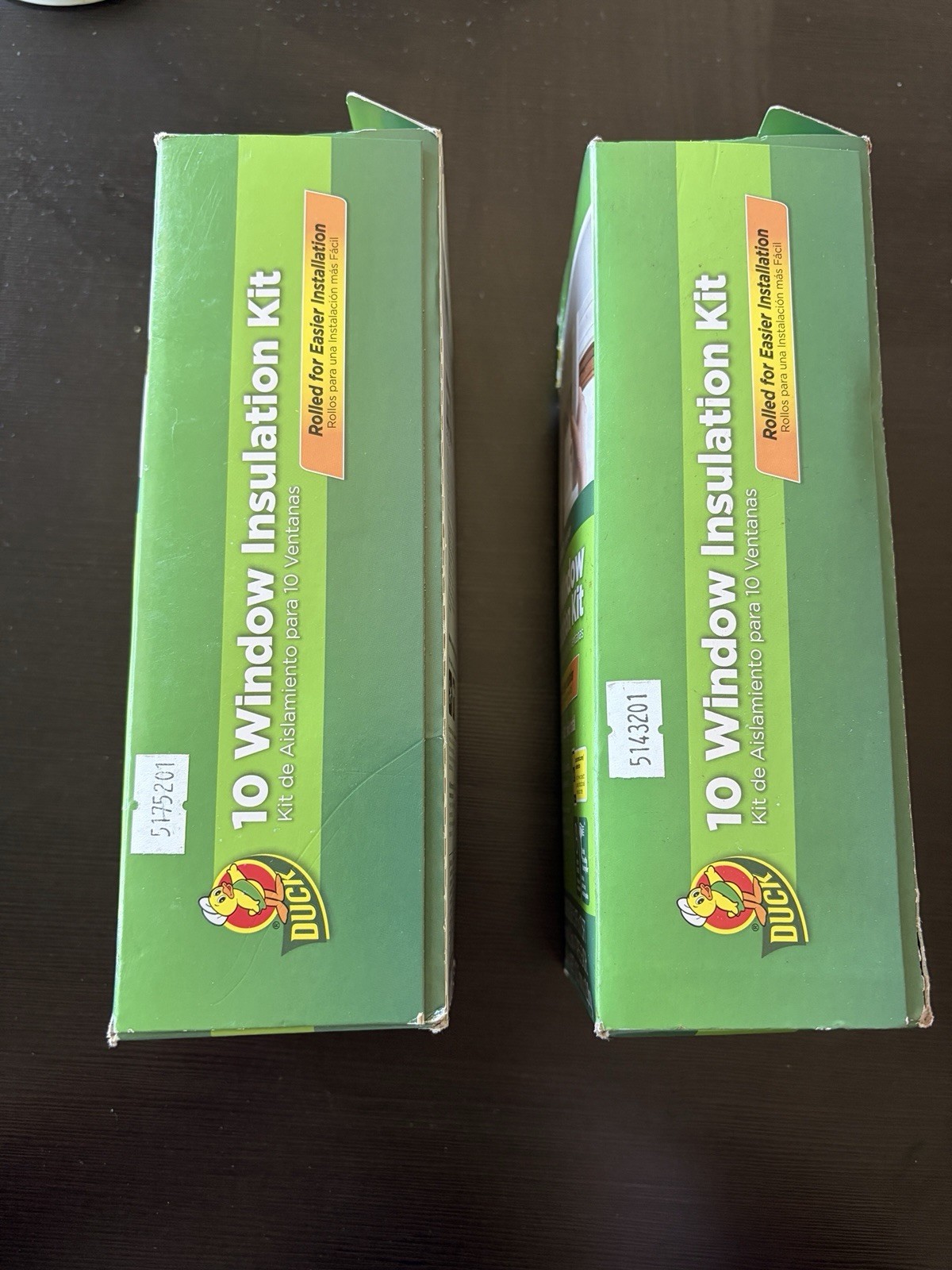 2 Box Lot – Duck Brand Indoor 62 inch x 420 inch 10 Window Insulation Kit NEW