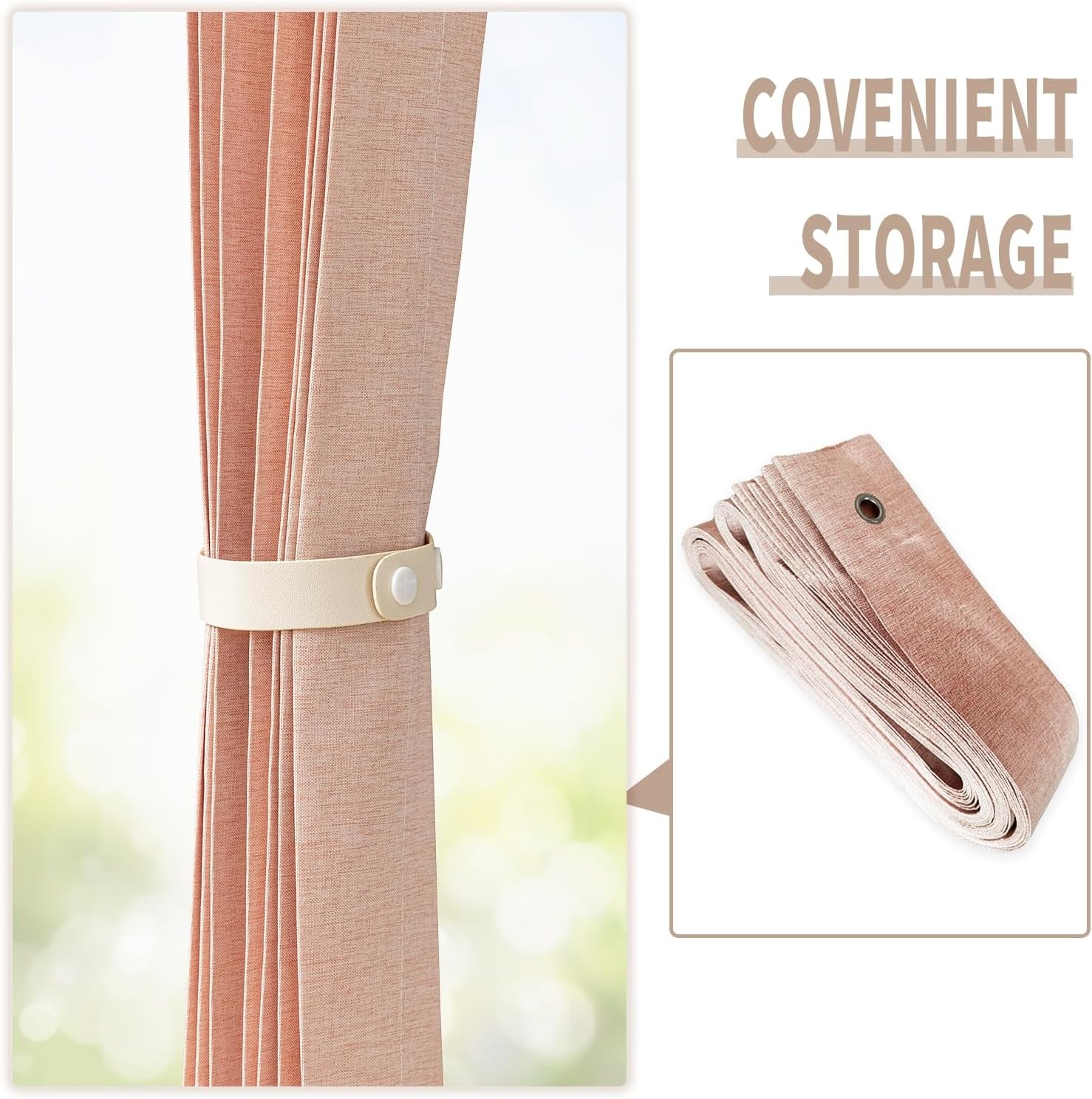 80-inch long room divider curtain, width 52 cm × length 78 cm, pink.