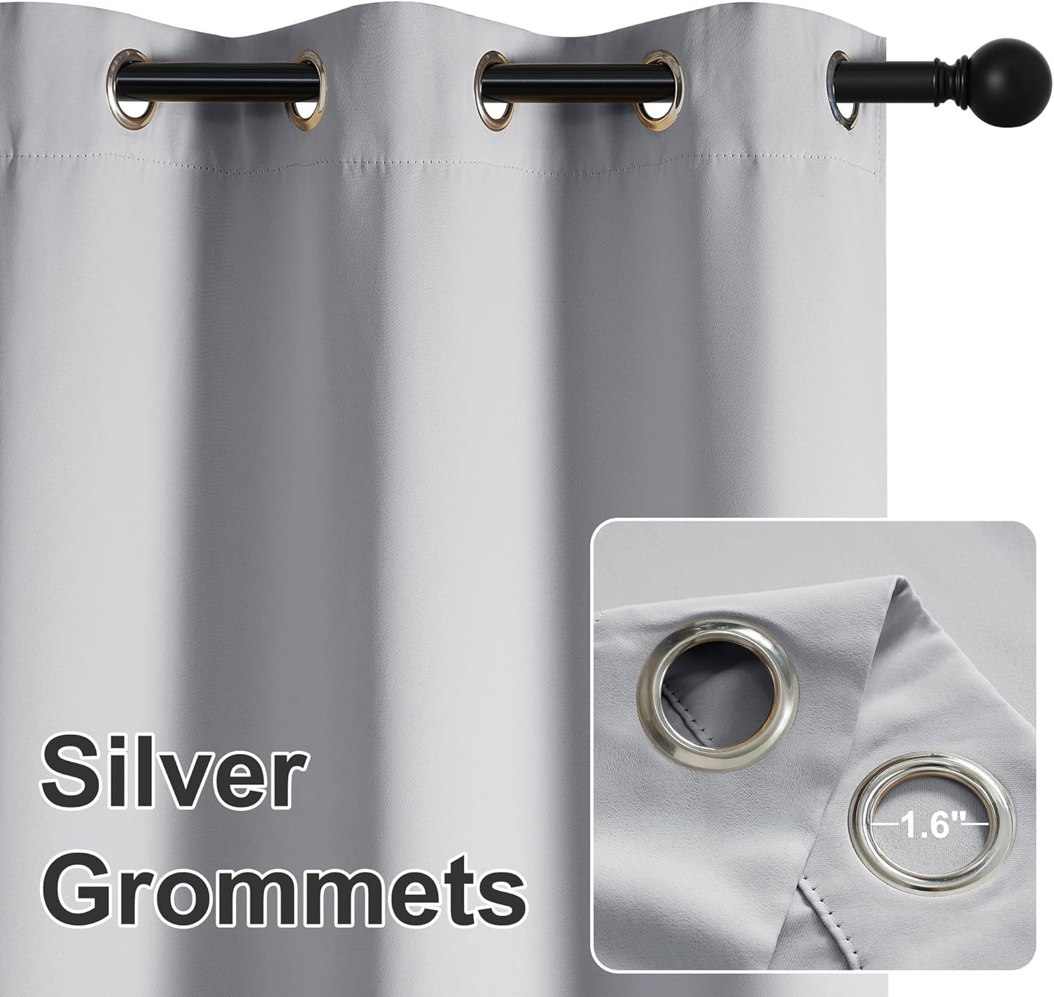 Elegant Light Grey Waterproof Blackout Panel – Ideal for Patio & Gazebo Use