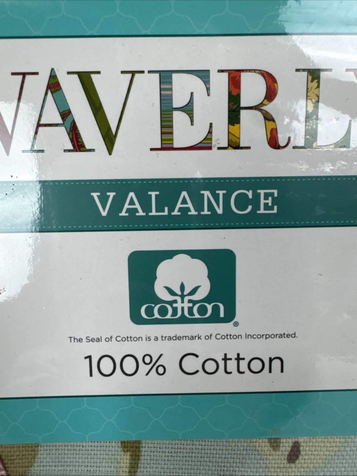 Waverly Jacqueline Valance 60×18 Spring Bling Vapor NEW Cotton floral cottage