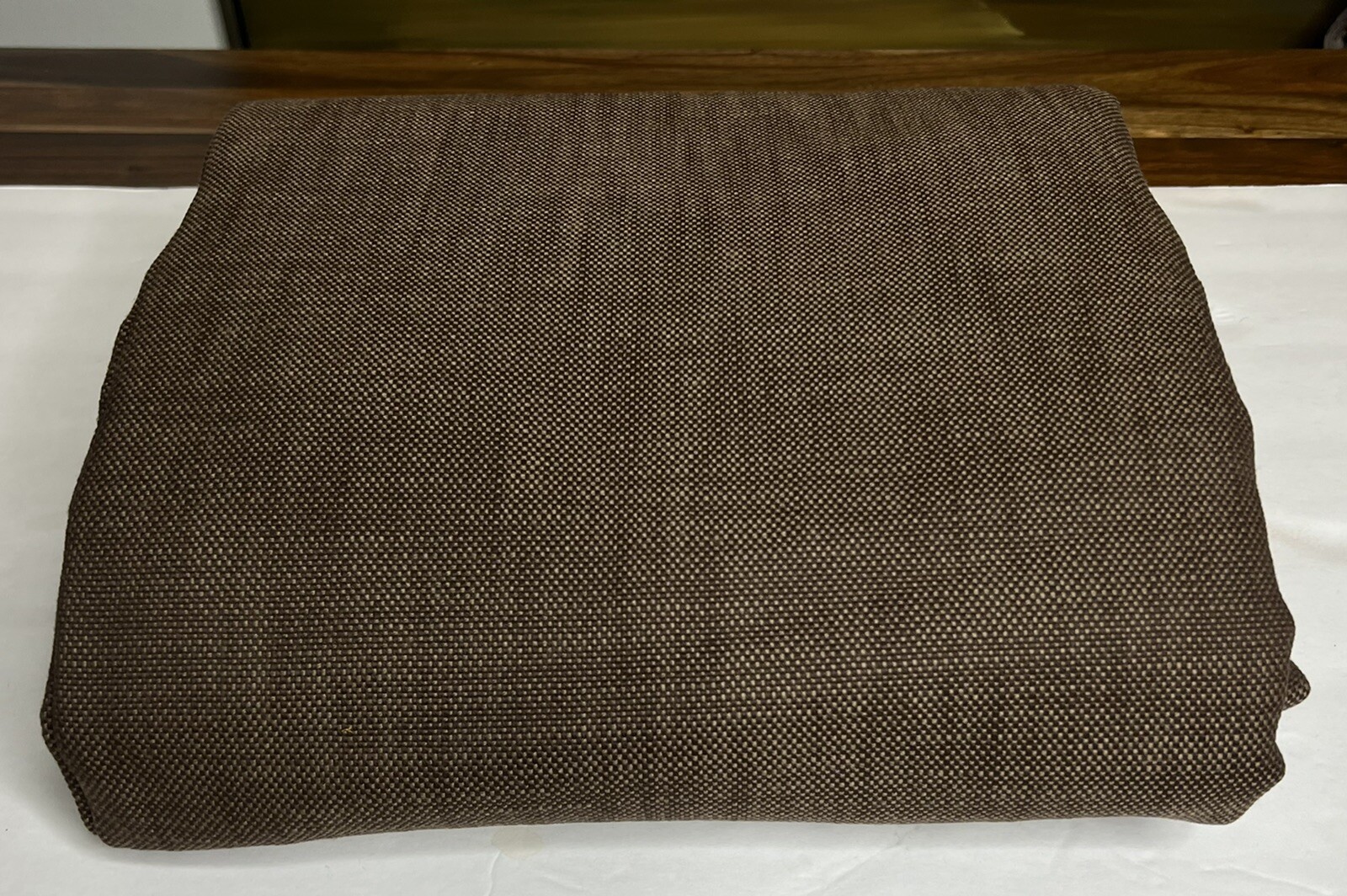 Restoration Hardware Perennials Perf Text Linen Wve Drapery FP 46 x 84 Cafe $879