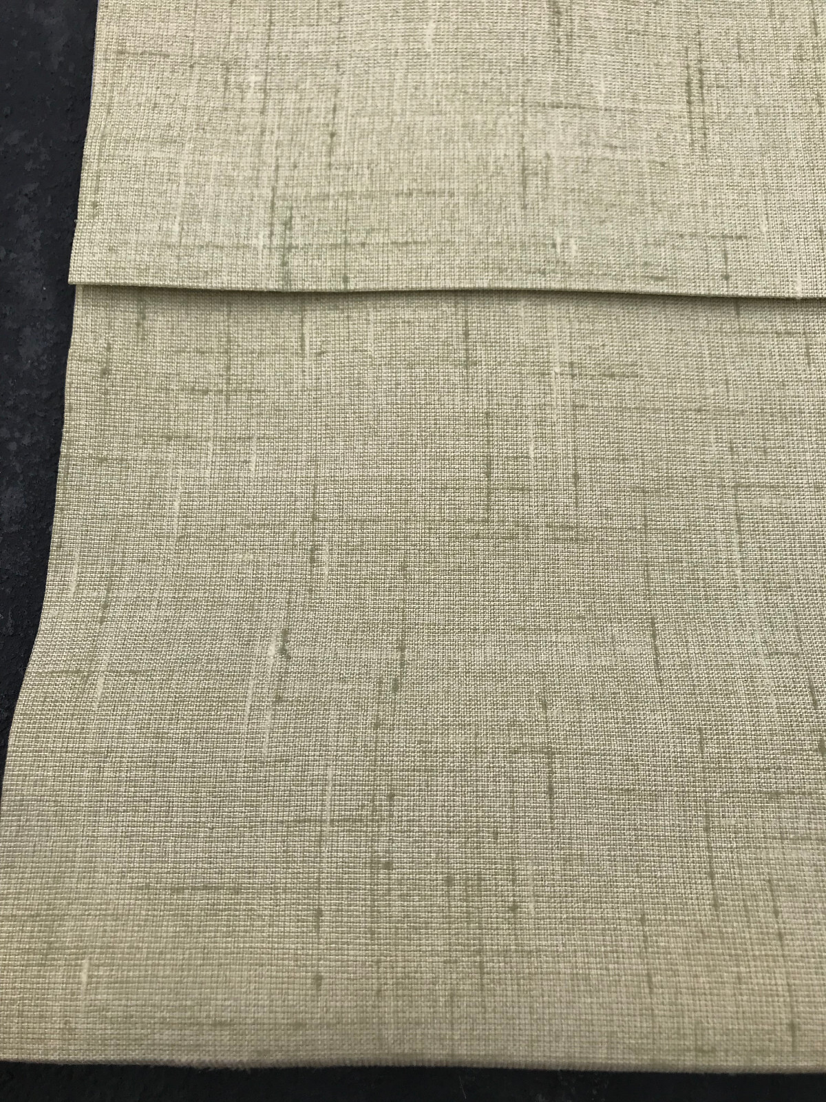 Hunter Douglas Vignette Roman Shade light green 32 width by 56 height