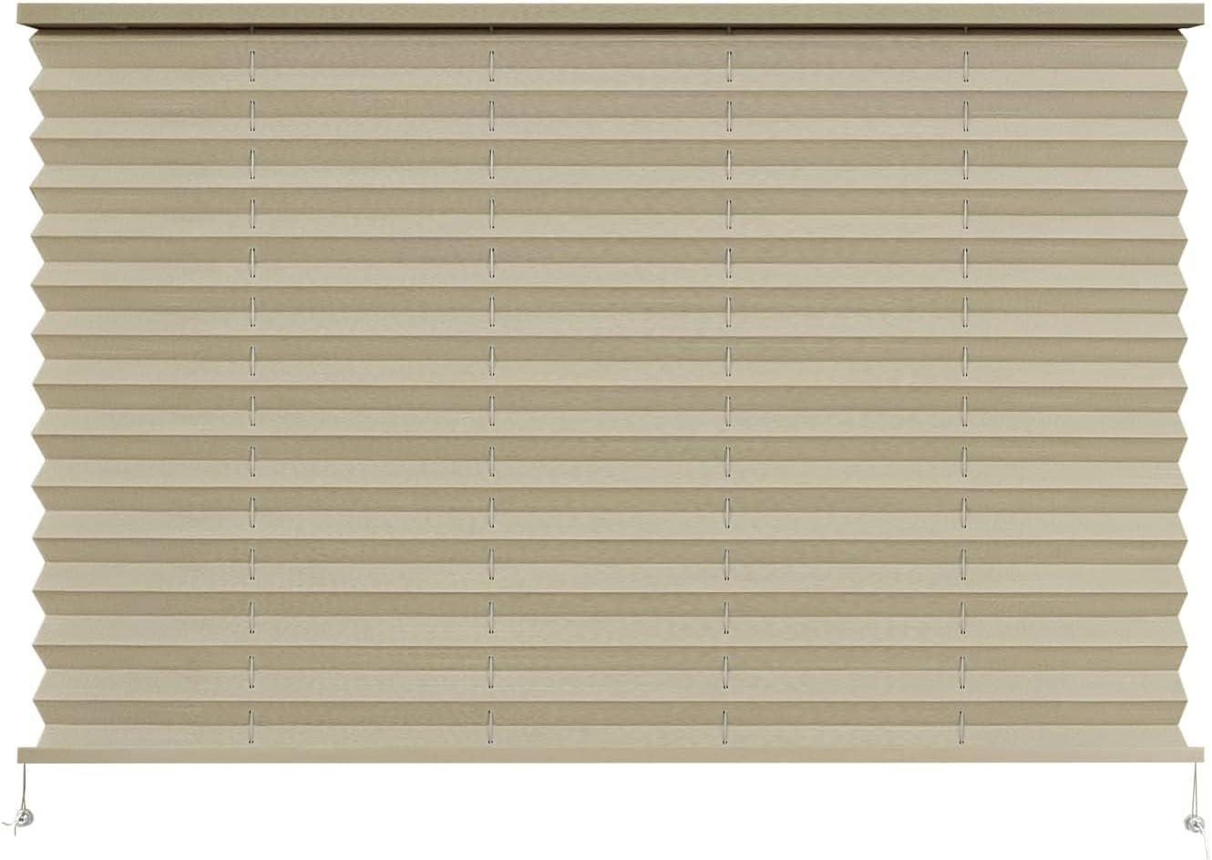 Dulepax RV Blinds,Rv Pleated Shades,Rv Blinds Pleated Shades, 38″ W X 24″ L Capp