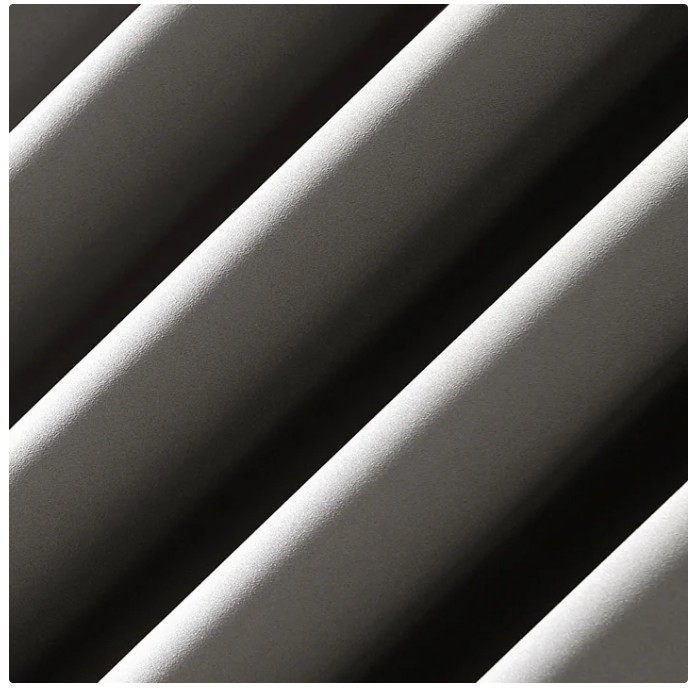 SUN+BLK Total Blackout Window Curtains, 52” x 84”, 2-piece Set. Maxwell Grey