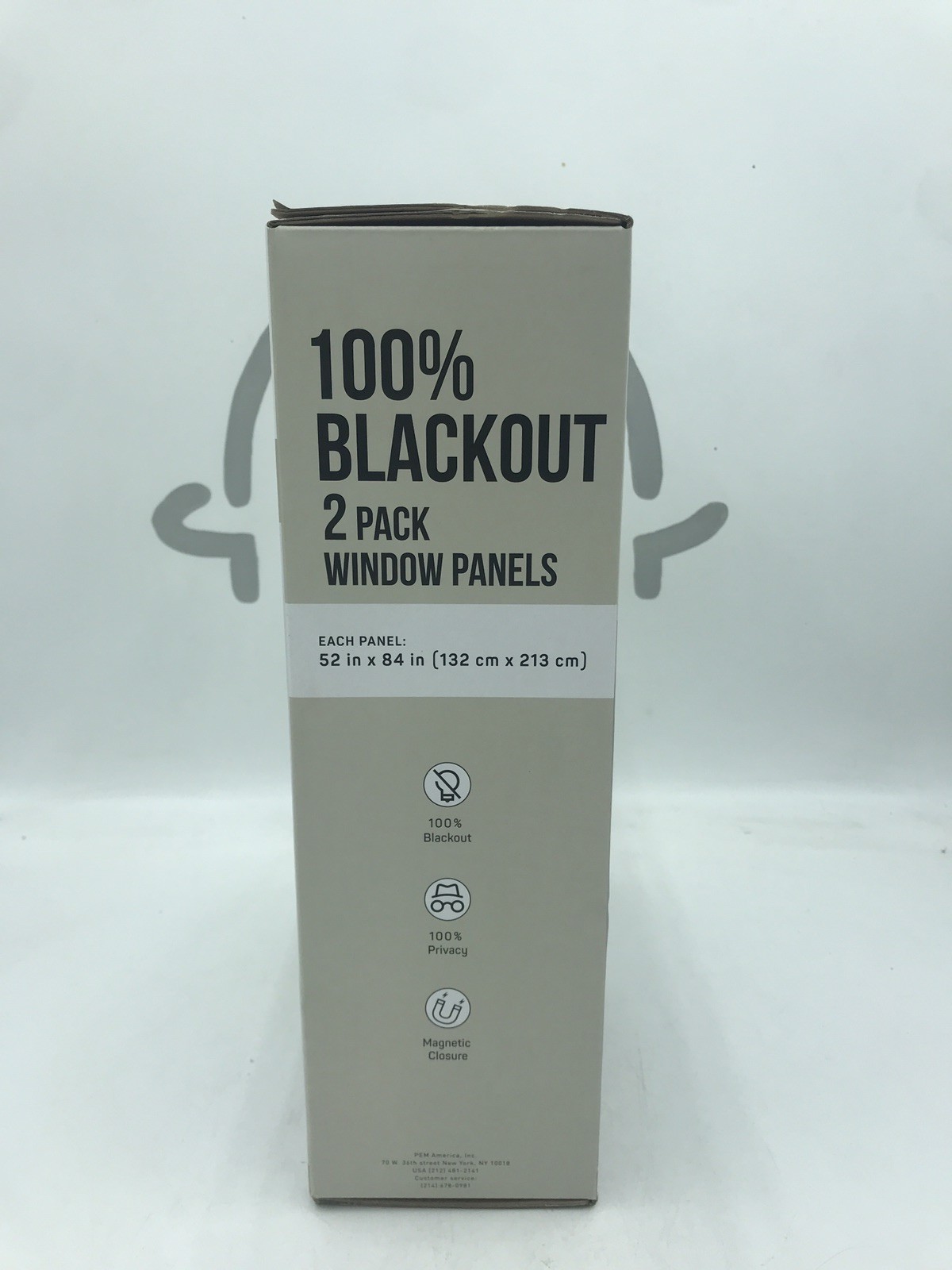 2 Pack: 100% Blackout Window Panels