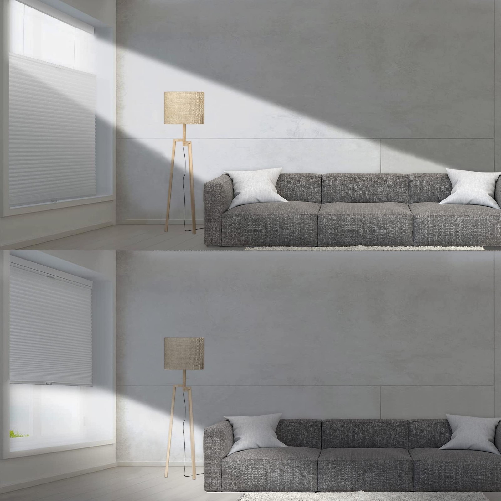 Lazblinds Top Down Bottom Up Tdbu Cordless Cellular Shades Light Filtering