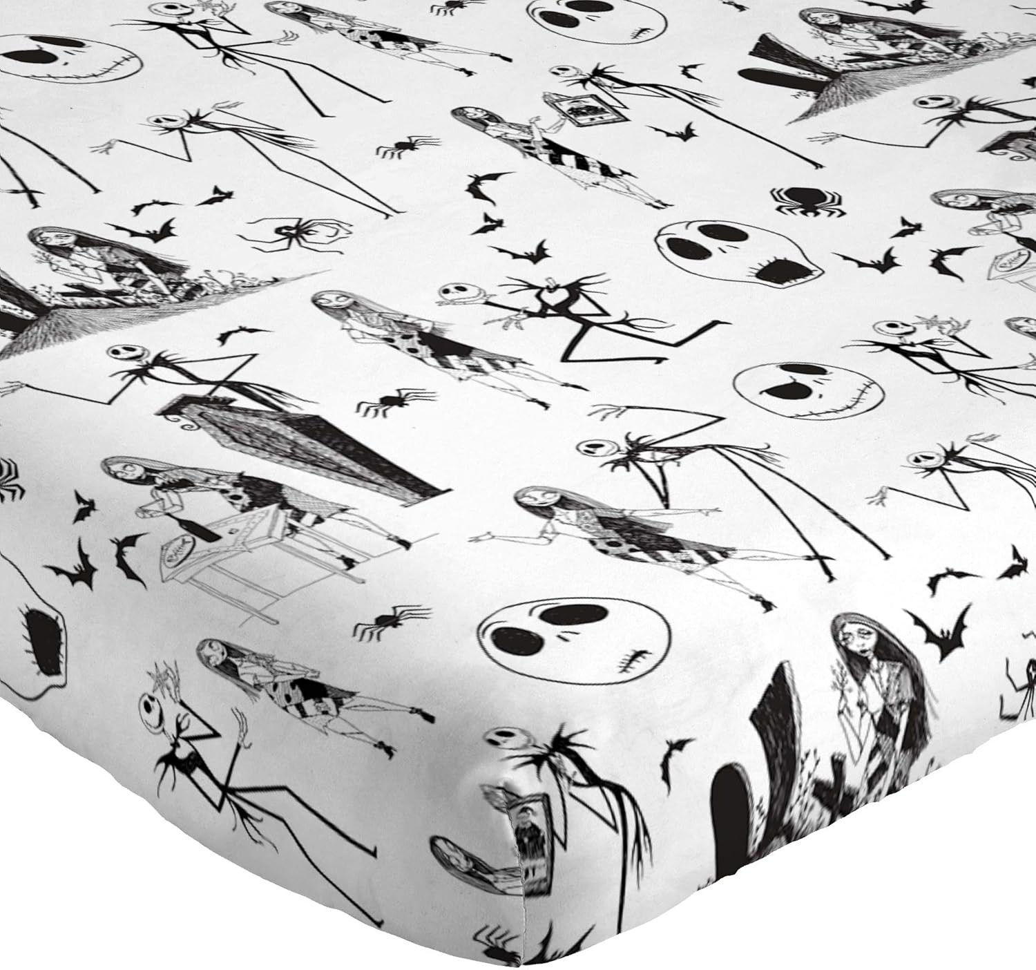 Jay Franco Disney Nightmare Before Full, White – Christmas