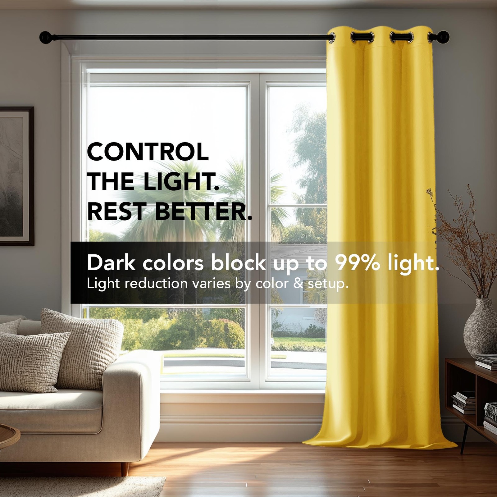 Blackout Curtains For Bedroom“set Of 2 42w X 72l Inch Thermal Insulated Noise