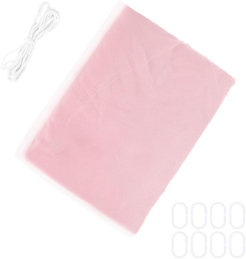 Dorm Bed Curtains Blackout Pink Bunk Bed Privacy Canopy for Student Rooms
