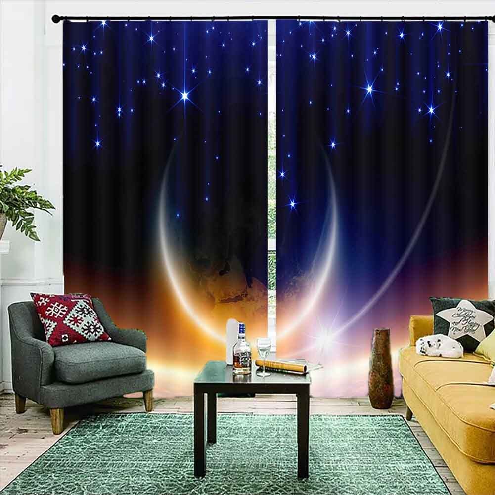 Scale Transfer Light 3D Curtain Blockout Photo Printing Curtains Drape Fabric