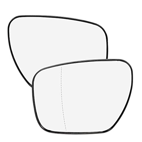 Car Rearview Mirror Glass Replacement with Backing Plate Heated Left Right