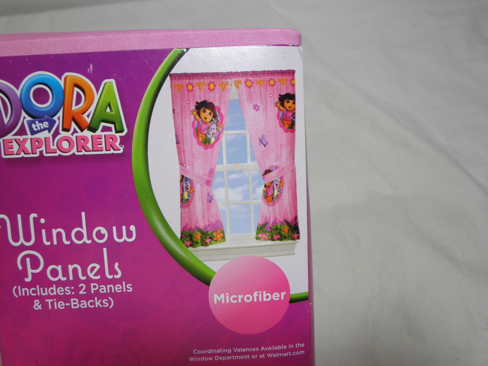 New Dora The Explorer DORA FUN IN THE JUNGLE Window Panels 82×63 + 2 Tiebacks