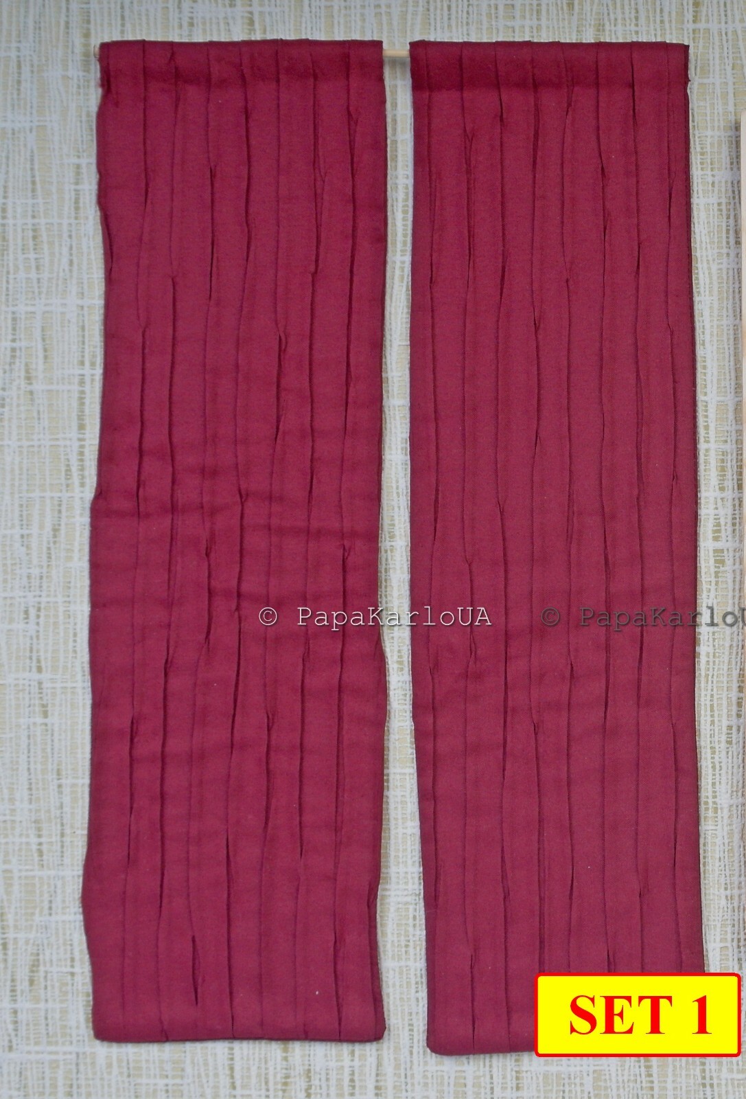 Curtains and windows for dollhouse 1:6 Barbie-scale 12 inch dolls accessories