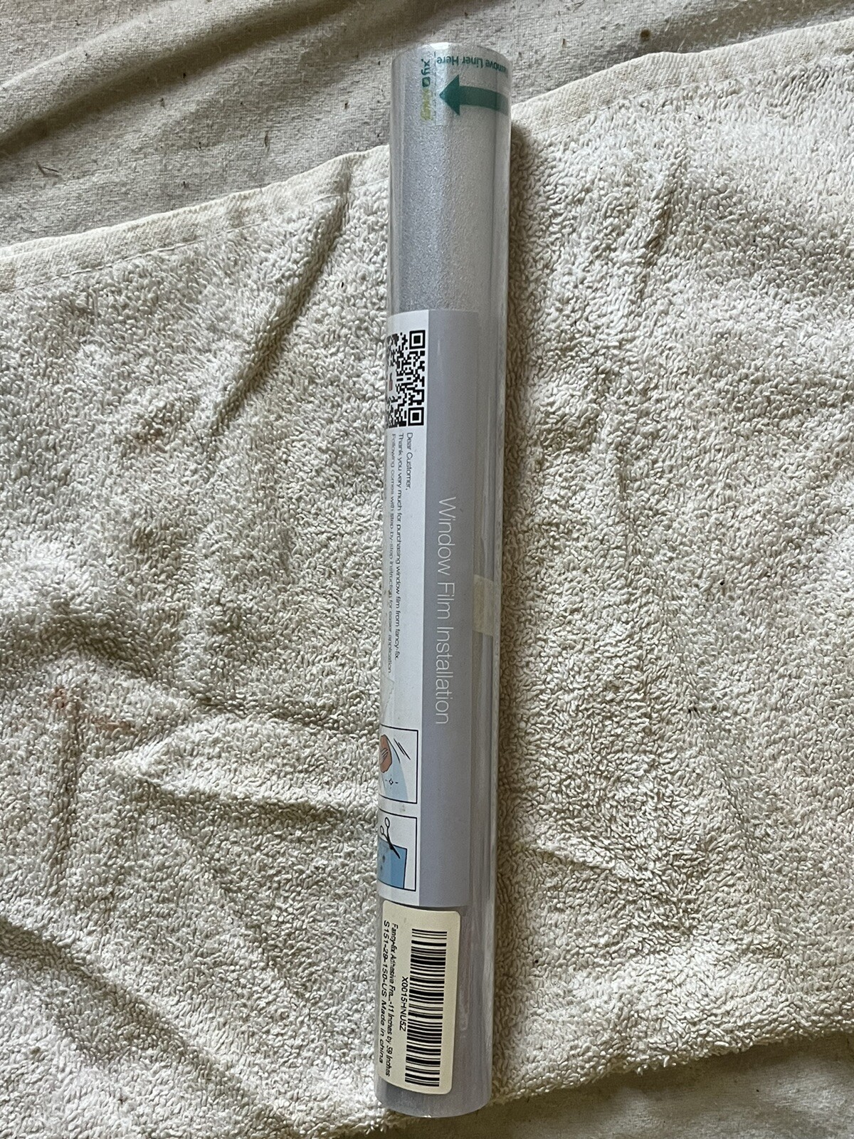 1 Roll Fancy Fix Clear Window Film 11″ X 59″ New In Package